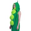 Pea Cosplay Costume Realistic Green Pea Pod 3d Sleeveless Jumpsuit Loose-fitting Fun Party Stage Po Shoot Adult Prank Costume