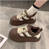 Autumn and Winter Bread Soft-soled Cotton Shoes 2025 Heightening New Velvet Thick-soled Leisure Sports Warm and Cold-proof Little White Shoes
