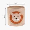 Large Capacity Felt Laundry Basket Cartoon Animal PatternWashable ToyStorage Bin for Bedroom BathroomLiving Room HamperOrganizer