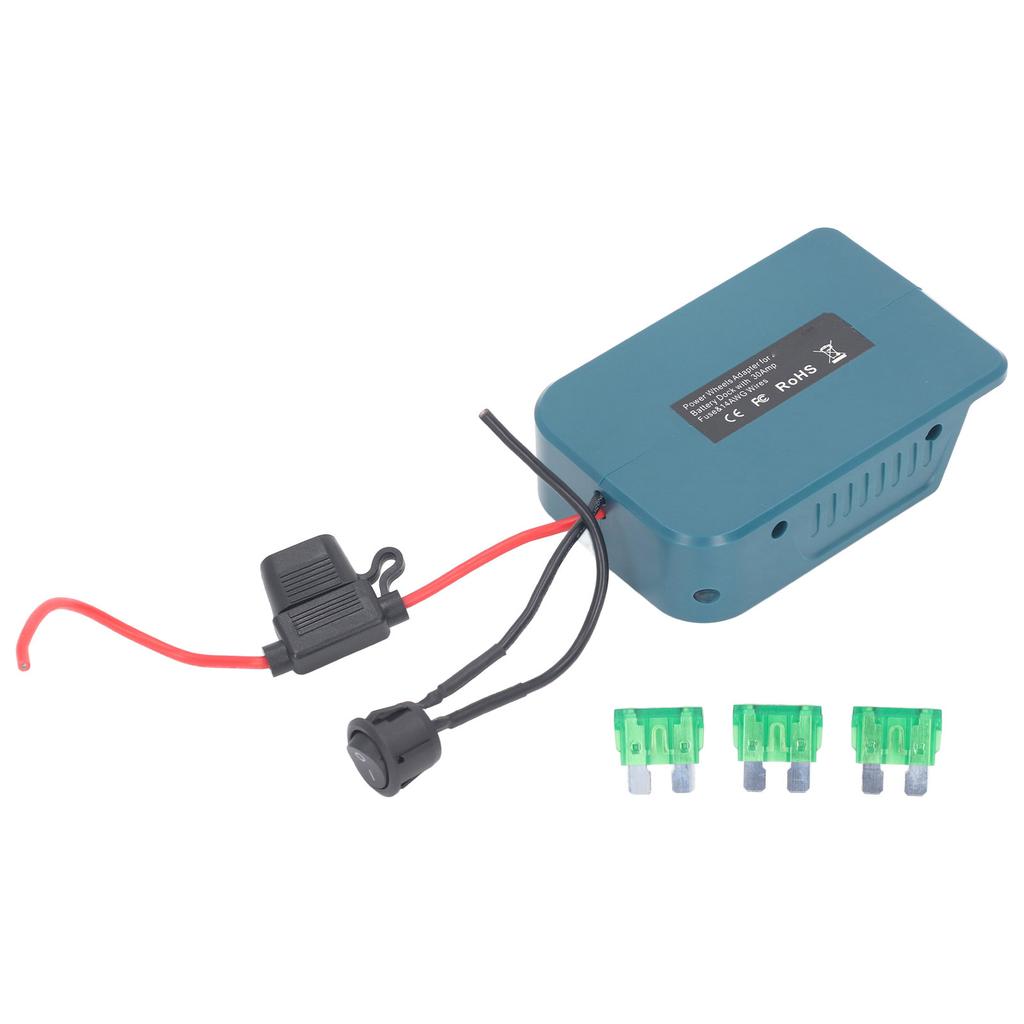 Адаптер для аккумулятора, провод 14 AWG, предохранитель 30 А, преобразователь мощности, адаптер для инструмента для литиевого аккумулятора 40 В
