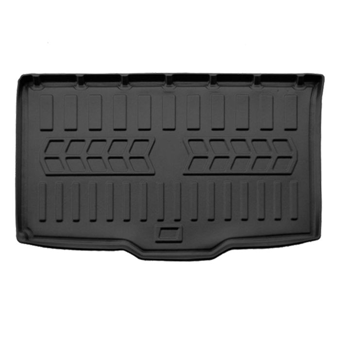 Поддон в багажник на заказ - SCOUTT - Fiat Panda 3 (312/319) 2012-2024 - Противоскользящий - ТПЭ высокой плотности - Высокий бортик