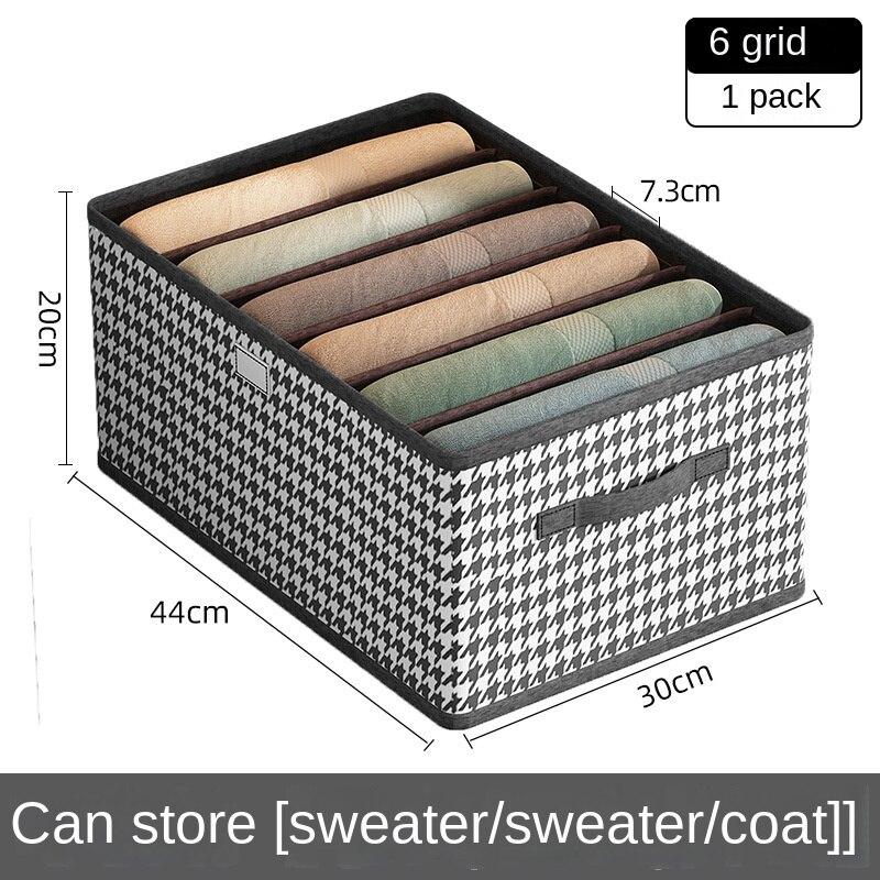 PP Board Брюки Для Хранения Артефактов Общежитие Складной Свитер Джинсы Сортировочная Коробка Шкаф Многослойная Коробка Для Хранения Одежды