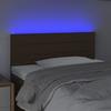 VidaXL LED Headboard Bedroom Furniture Single Bed Accessory Headboard Interior Dark Brown 3121745