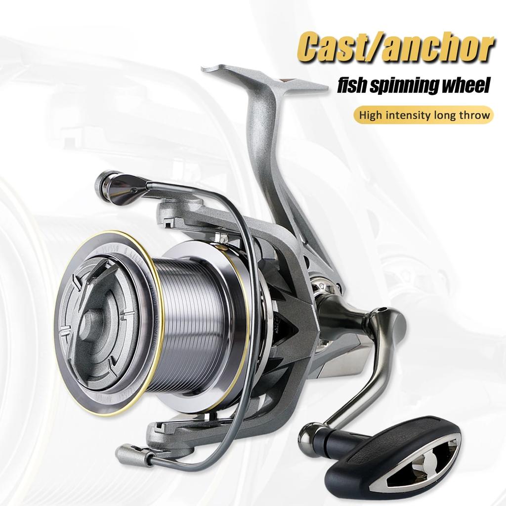 Stainless Steel Bearing Spinning Fishing Reel 8000 9000 10000 12000 14000 25KG Powerful Reel Saltwater Fresh Water Drag