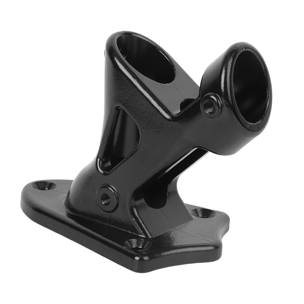 Кронштейн для крепления флагштока из нержавеющей стали, опорное основание, аксессуар для флагов, черный