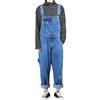 Jeans For Men Men's Denim Overalls Korean Version of Tooling Jumpsuits Men's One-Piece Bib Blue Denim Trousers