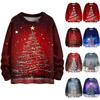 Christmas Sweatshirts For Women Knit Sweater Cute Shirt Fall Crewneck Pullover Tops