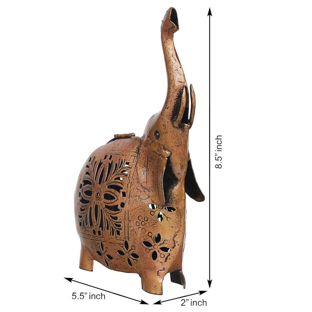 Handicraft Metal/ Iron Handpainted Stand Showpiece/ Statue for Diwali Gifts | Home Decoration | Gifts | Home Decor | Office Table Top | Living Room |