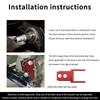 Motorcycle Rear Shock Extender 1/2Pcs Motorcycle Front Shock Riser With Screw Front Shock Riser Height Extension Absorber Metal
