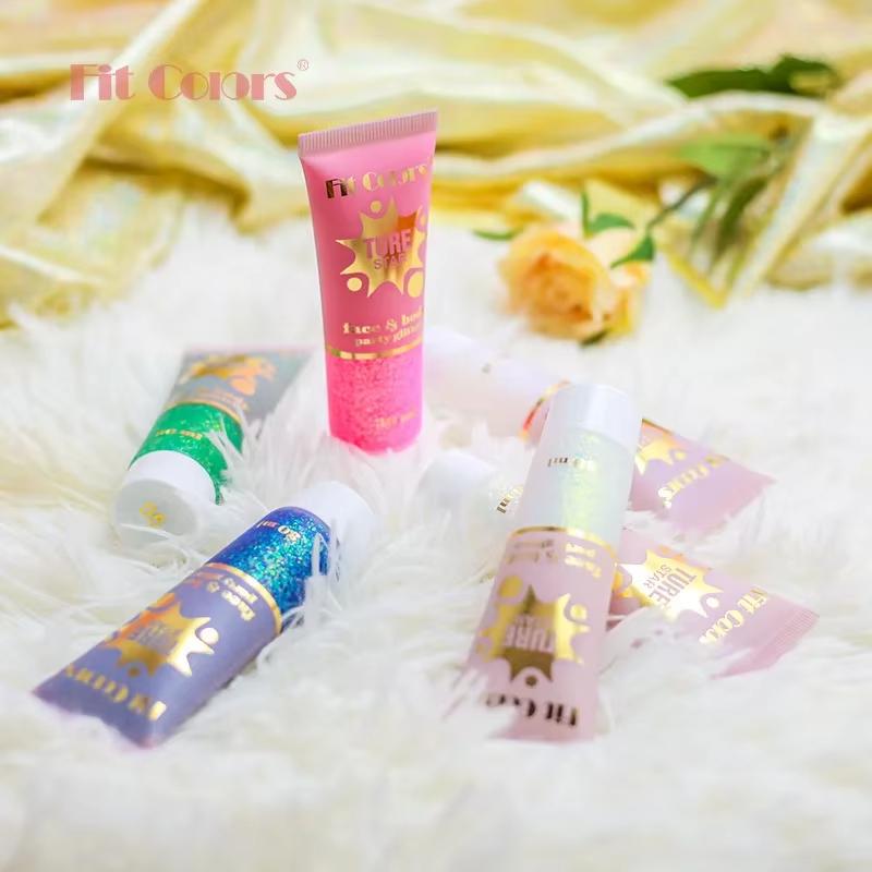 Глянцевая пудра-хамелеон для лица и тела, стойкая, водостойкая, для сцены, вечеринки, тени для век, гель-блеск для волос, лица и тела