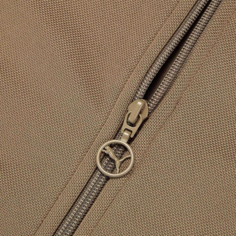 Puma Color Block Comfortable Casual Long Sleeve Jacket Women Jackets Brown 631965-93