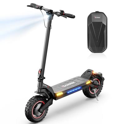 iScooter IX7 Pro Взрослый Электросамокат 1000 Вт*2 Двойной Мотор 48 В 17,5 Ач Аккумулятор 10-дюймовые Пневматические Шины Внедорожные Складной Управление через Приложение Электрический Самокат