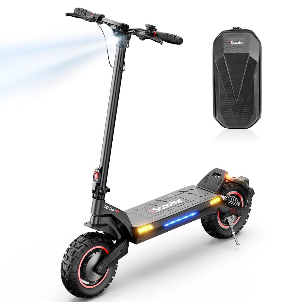 iScooter iX7 PRO All-Terrain  Adult Folding Electric Scooter 1000W*2 Dual Motor 48V17.5Ah Battery 10 Inch Tire Urban Commuting E-Scooter