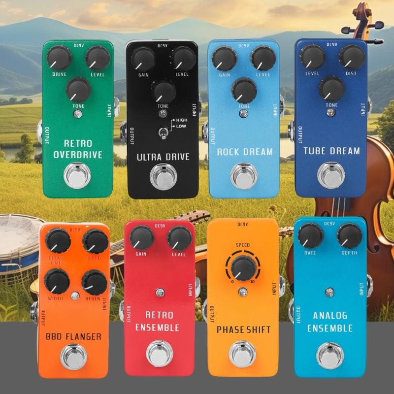 Aluminum Alloy Overdrive Effects Pedal Featuring Sound and User Friendly Interface Musical Instrument Accessories