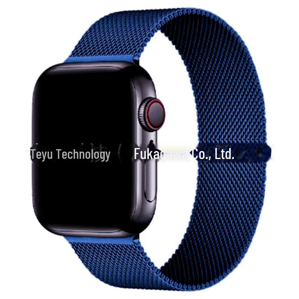 Совместимый металлический ремешок-петля для Apple Watch Series 5-9, SE