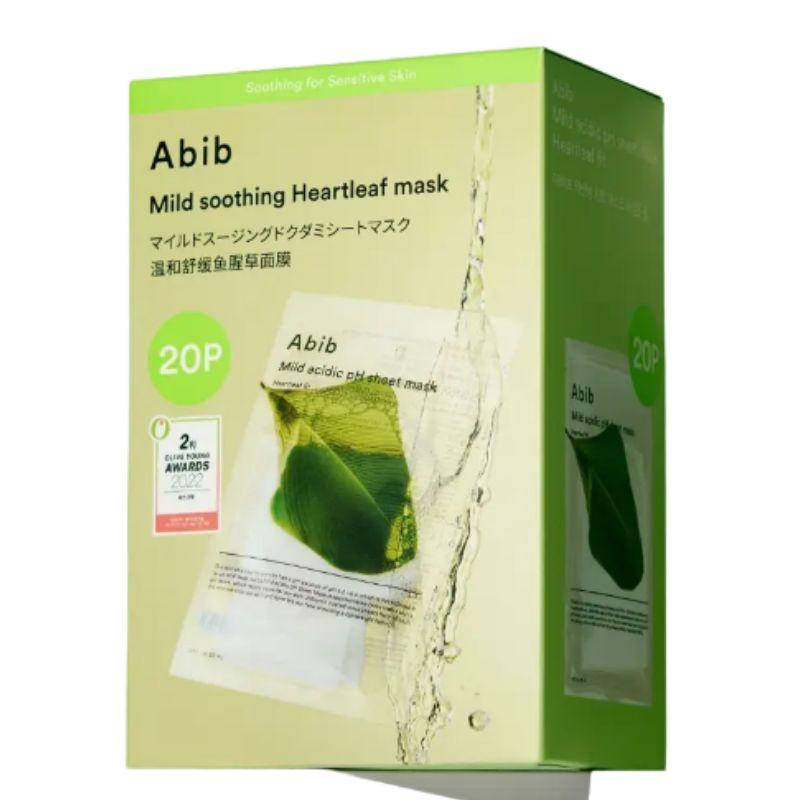 ABIB Mild Acidic pH Sheet Mask Heartleaf Fit – 20 Sheets