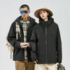 Spring New Couple Style Jackets, Mountain Style Outdoor Trendy Brand Loose Hooded Windproof Jackets for Men and Women