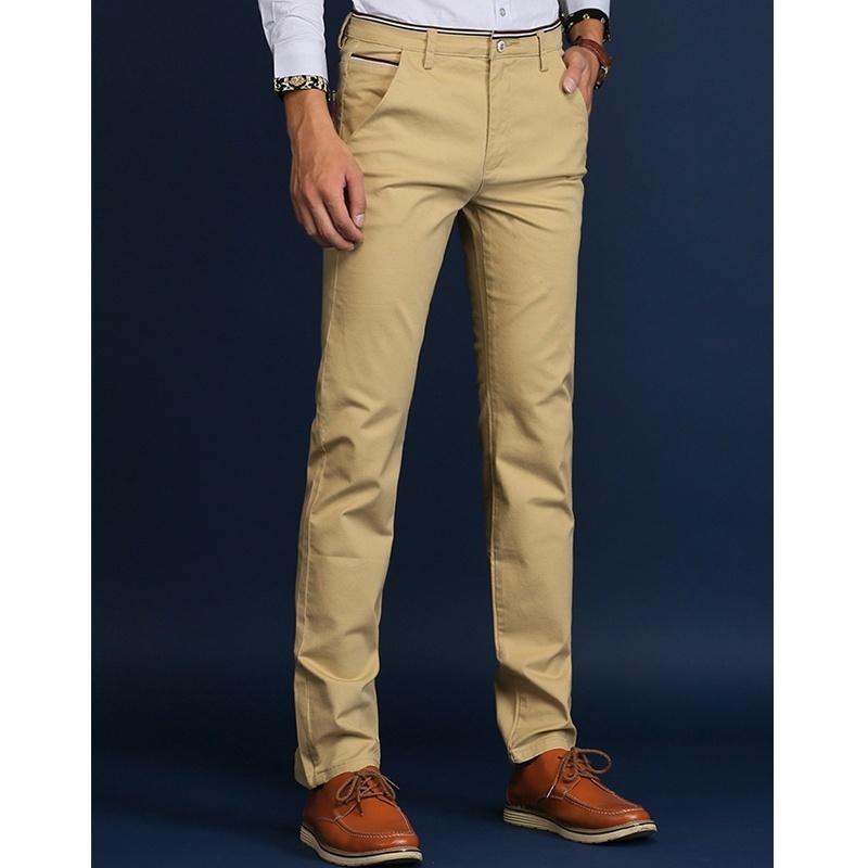 28-38 мужские повседневные брюки модные брюки однотонные прямые брюки деловой костюм брюки