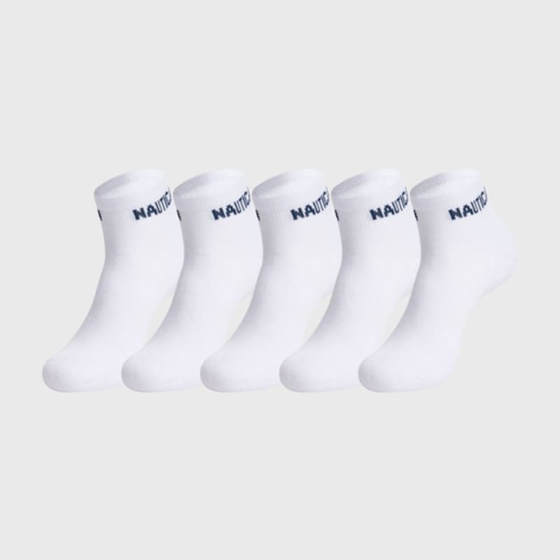 NAUTICA Фирменные подушечные носки с коротким рукавом, 5 пар