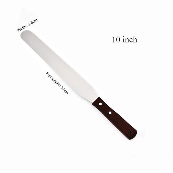 4/6/8/10 Inch Stainless Steel Cake Spatula Butter Cream Icing Frosting Knife Smoother Kitchen Pastry Cake Decoration Tools