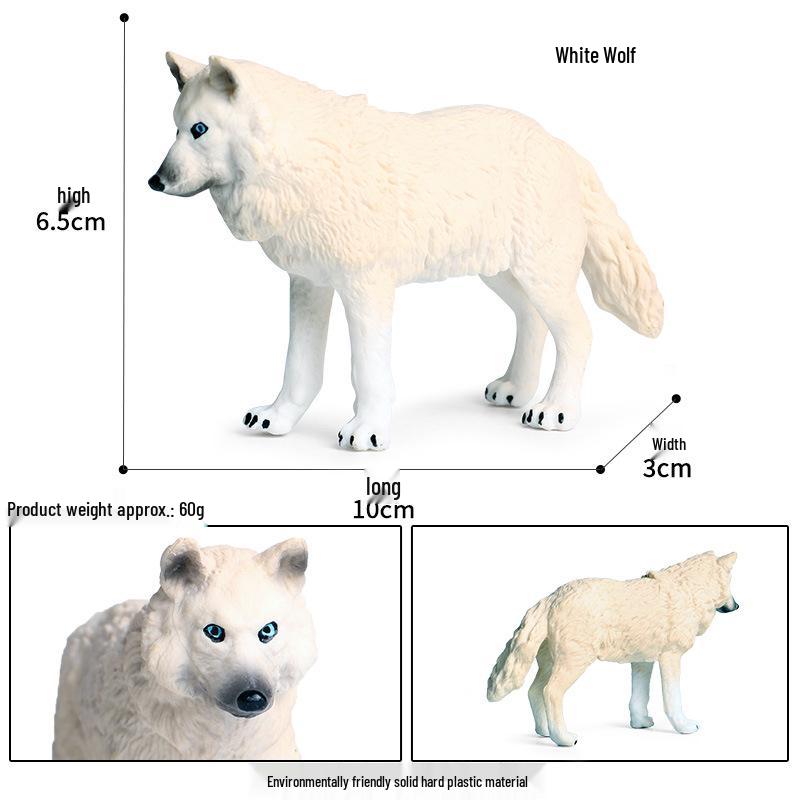 Realistic African Wildlife Lion Toy Set: Male, Female, and Mountain Lion for Children's Cognitive Learning