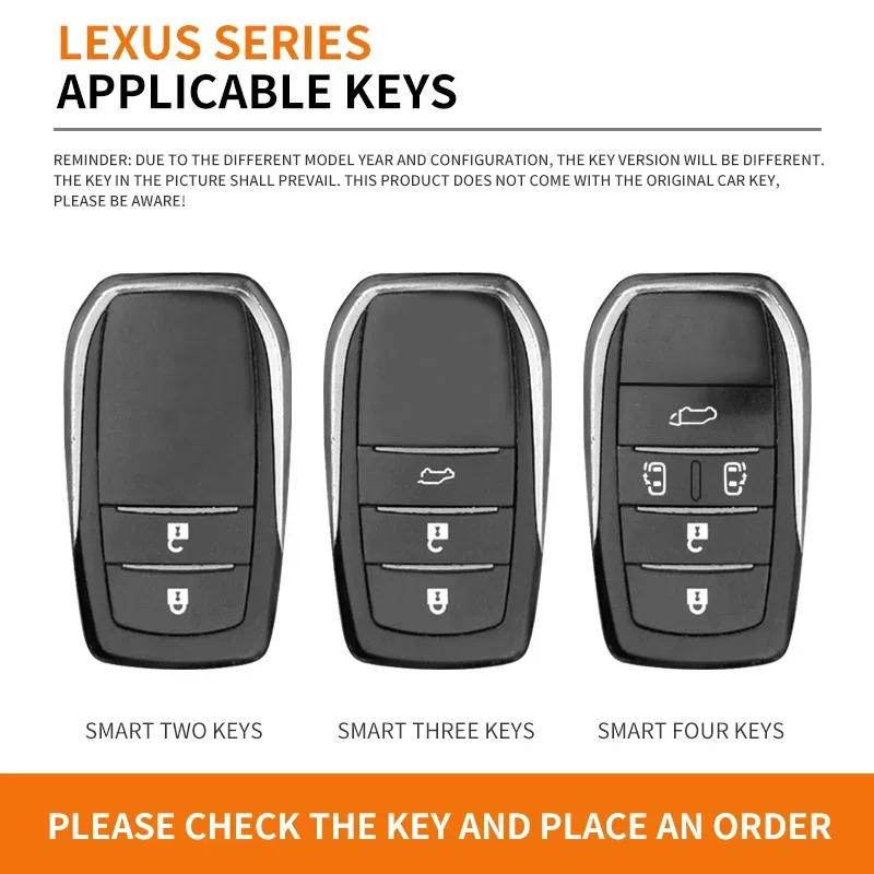 Чехол для ключа автомобиля Полное покрытие Оболочка ключа Для Lexus Alphard Toyota Corolla Land Cruiser 200 Prado Crown Yaris Sienna Cross Hilux Camry