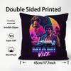 Классический Фильм Miami Vice Наволочка Мягкая и Легко стирающаяся – Универсальная Для Дивана, Кровати, Путешествий И Офиса