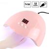 54w Nail Light Mini Baking Light 18 Light Bead Nail Oil Glue Dryer Nail Light Therapy Light Nail Light USB Cable