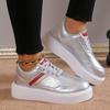 Мода мода повседневная шнуровка круглый носок легкие плоские скейтборд обувь женские белые кроссовки женские корейский стиль высокое качество пара