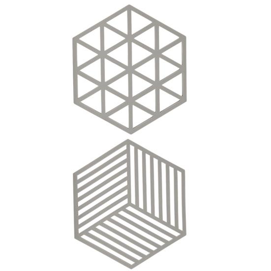 Силиконовая подставка-тривет Шестиугольная подставка Подставка под кастрюлю Термостойкая и нескользящая Настольные коврики Изолированные защитные накладки для рабочего стола для дома, бара, кафе