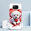 Lovely Puppy Heart Dogs Phone Case For Xiaomi Poco F7 Ultra X5 X6 X7 Pro M7 Redmi 15C 15 13C 13 12C 12 10C 10 10A 9 9C 9A 9T Cov