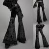 Women Fashion Pants Gothic Paneled Lace Wide-leg Pants Long Pants