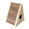 Solid Trapezoidal Wood Climbing Ladder Small Animal Cage Accessory Hideouts for Hamsters Small Pet