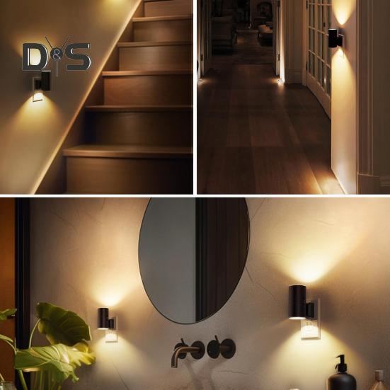 1/2 шт. светодиодный ночник с 16 цветами, высокая яркость, отсутствие мерцания, компактный дизайн, подключаемый ночник, прикроватная лампа