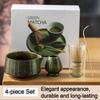 4PCS Matcha Whisk Holder Japanese Matcha Tea Set Matcha Bowl Matcha Making Kit Tea Lovers