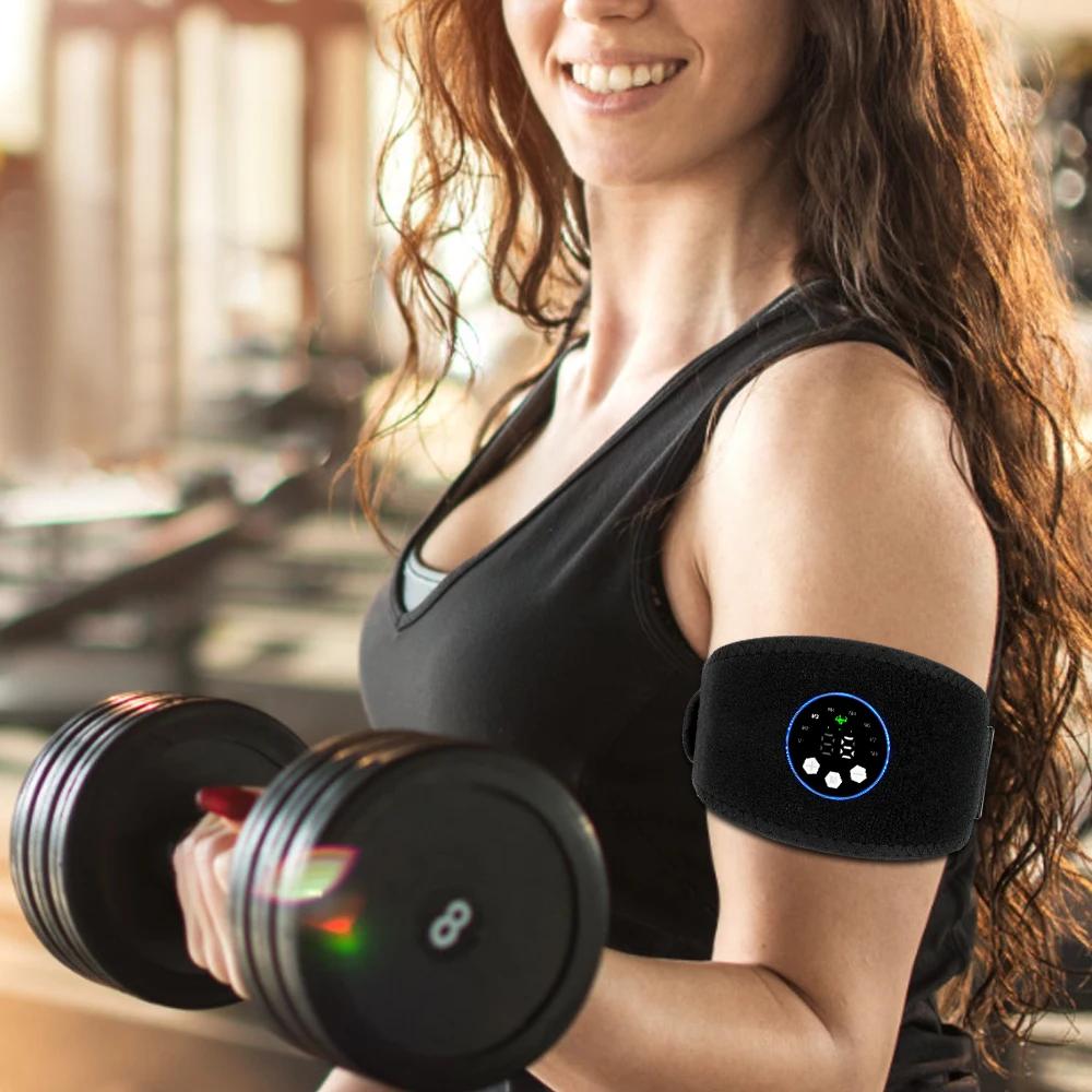 Умный массажер для рук EMS стимулятор мышц электрический тренажер для рук USB-зарядка массажер для похудения и формирования фигуры снижение веса фитнес