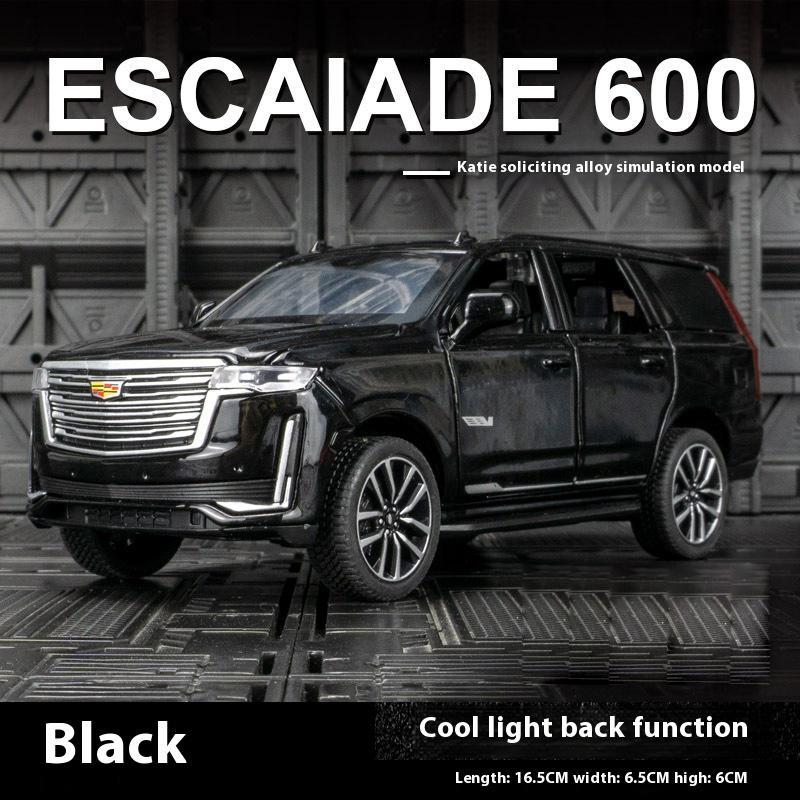 AABHV1 1:32 Cadillac Escalade внедорожник литой металлический автомобиль модель со звуком и светом игрушечная машинка с центральным управлением украшения