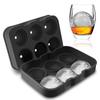 Ice Cream Whisky Cocktails Ice Hockey Mold Bar Accessories Silicone Mould Ice Ball Cube Tray