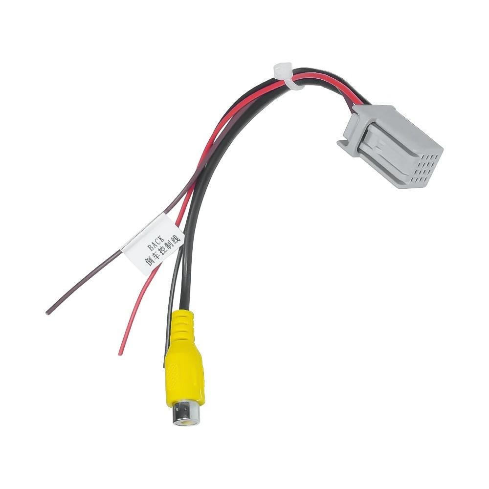 8Pin Rear Camera Video Plug Adapter RCA Cable For 14-20 Mitsubishi Factory Radio