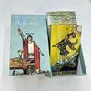 12*7cm Holographic A.E. Tarot Deck In Sliding Rigid Gift Box 78 Pcs Tarot Cards with Guidebook and Drawstring Pouch