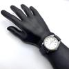 Rare Working SEIKO QT Snow White Dial Snowflake Guilloche Men's Vintage 38-7030