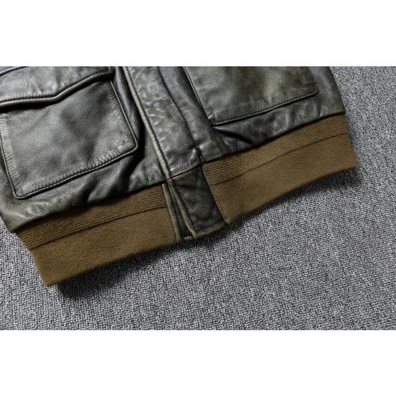 Китайский размер классические военные A2 ВВС кожаные летные куртки винтажные потертые старые коровьи кожаные куртки мужские мягкие коровьи пальто