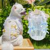 Pet Fairy Dress Cut-out Lace Vest Spring and Summer Dog Clothes Dog Clothes Cat Clothes Halter Top