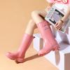Women's High Rain Boots Waterproof Rubber Shoes Woman Work Garden Galoshes Outdoor Fishing Water Botas De Agua Para Mujer Adulta