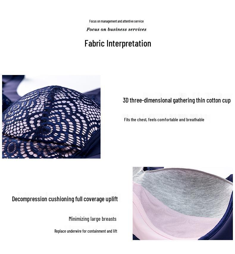 Кружевной бесшовный бюстгальтер пуш-ап большого размера - Сексуальный стиль жилета для женщин