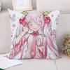 Car Decoration M-Miku Cushion Cover  Couple Pillow Pillowcases  Decorative Pillows Covers Fall Decor Pilow Cases Sofa