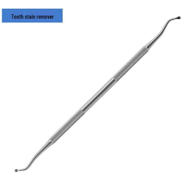 Набор стоматологических инструментов из нержавеющей стали: Оральный эндоскоп, Зонд, Зубочистка, Очиститель полости рта, Удалитель пятен и зубного камня.