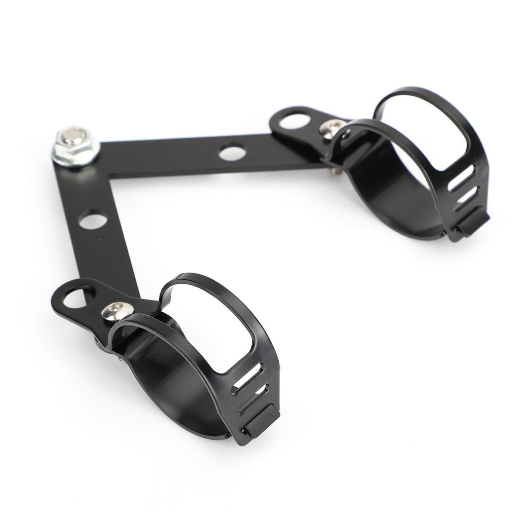 41мм-51мм Вилка Черный Кронштейн для Крепления Фары Мотоциклетный Держатель Фары Адаптер