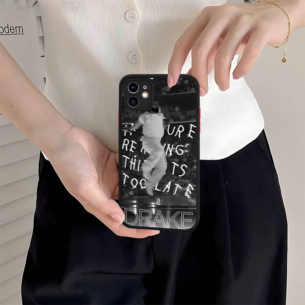 Певец Рэпер D-Drake Для IPhone 11 12 13 14 15 16 Pro Max Plus X XS MAX Ударопрочный Матовый Задний Чехол