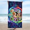 Son-Goku Print Beach Towel, Large Soft Quick Dry Towel for Beach Camping Swimming